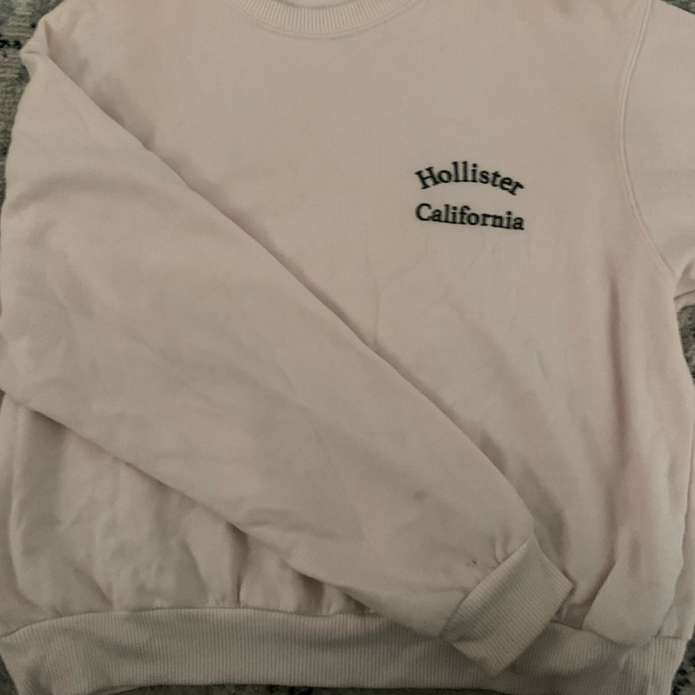 Hollister EASY EMBROIDERED LOGO CREW SWEATSHIRT